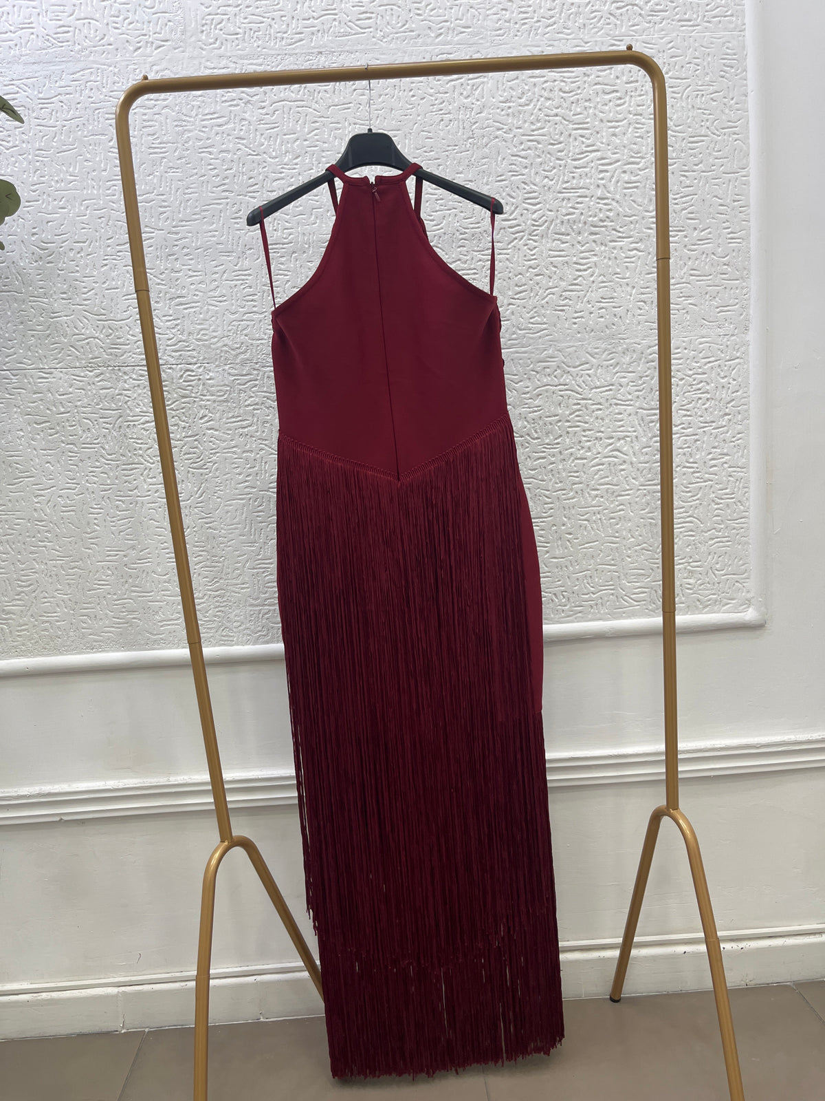 Dress luxury con frange