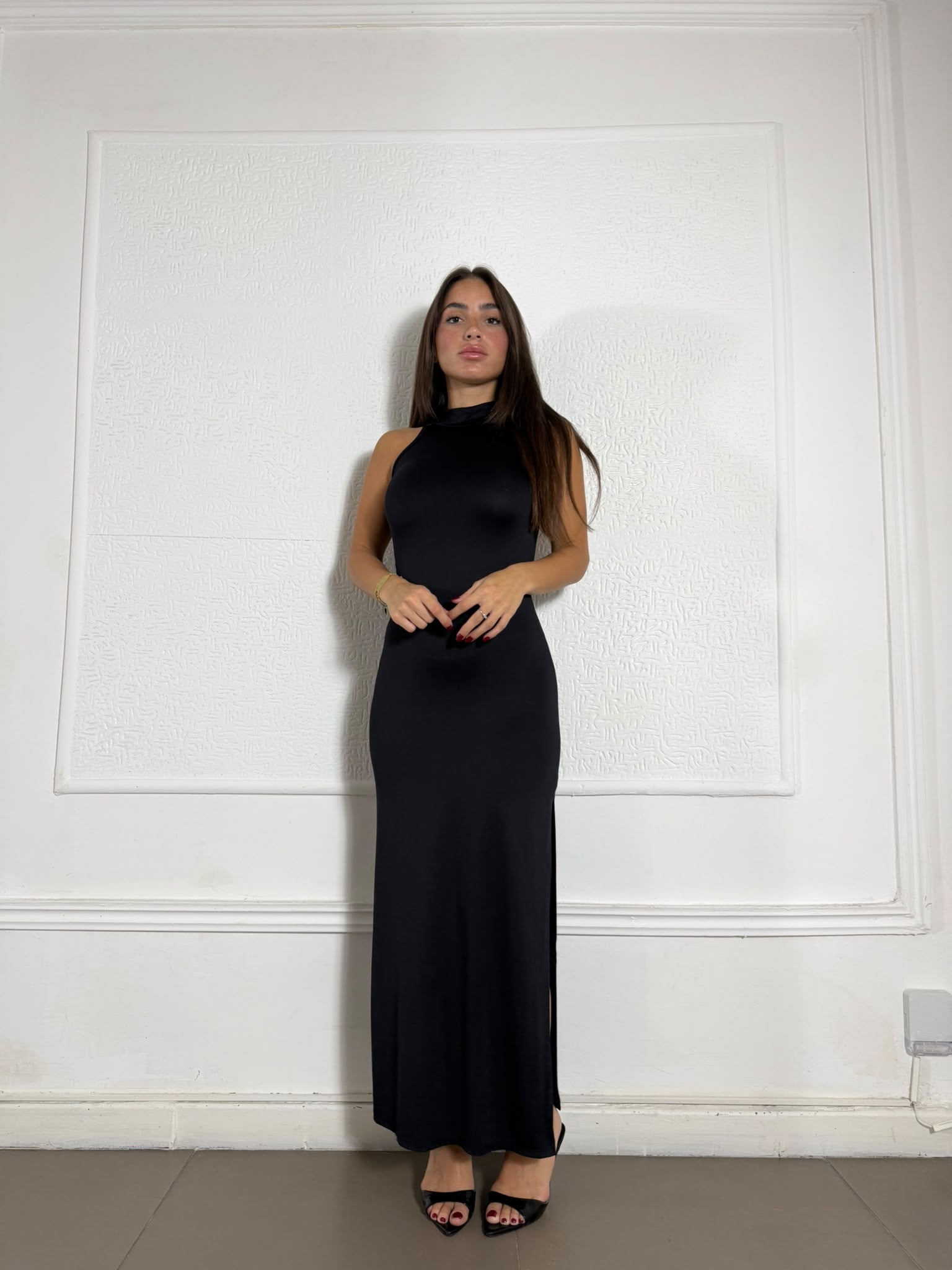 Dress a giromanica Manhattan