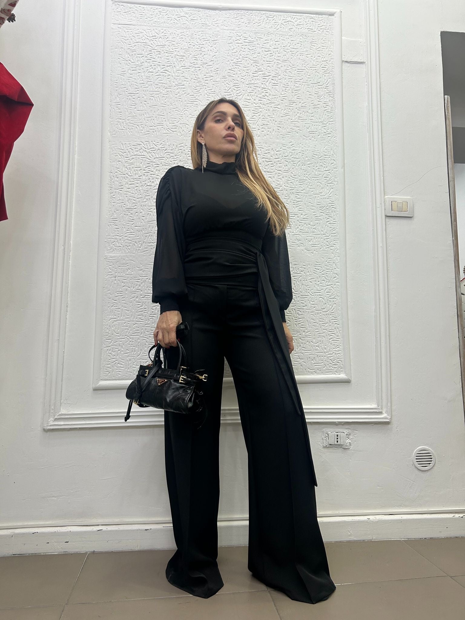 Pantalone con fascia