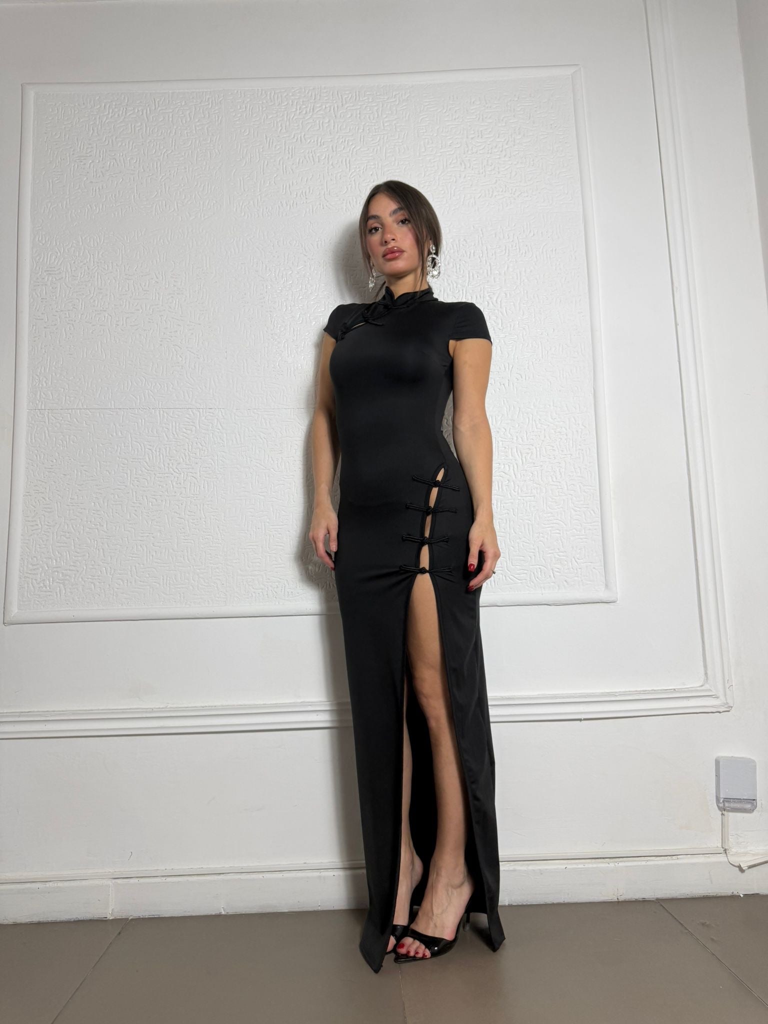 Dress con bottoni Japan