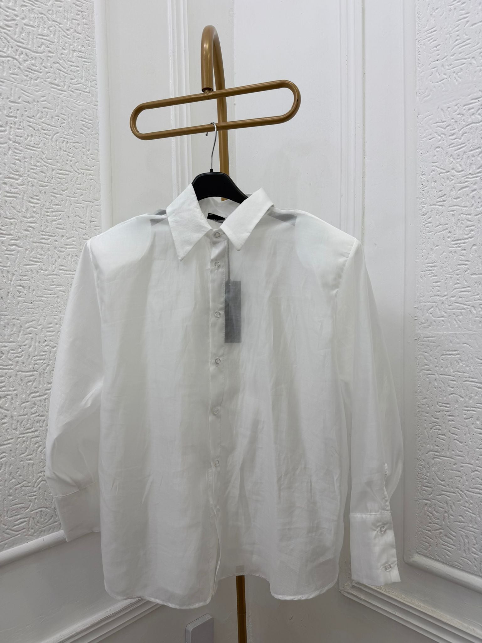 Camicia semitrasparente con spalline Bali
