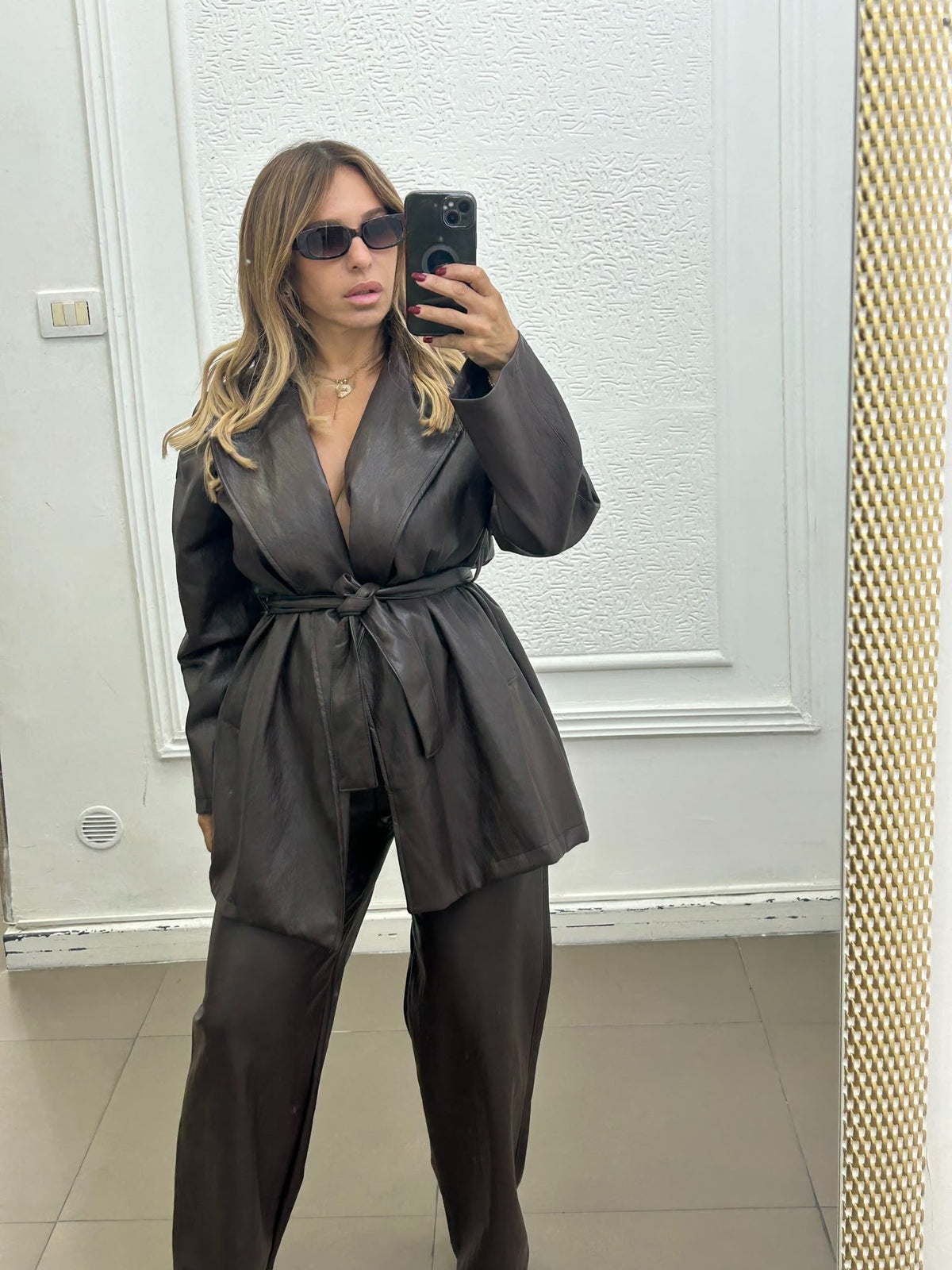 Coordinato in ecopelle Noemi