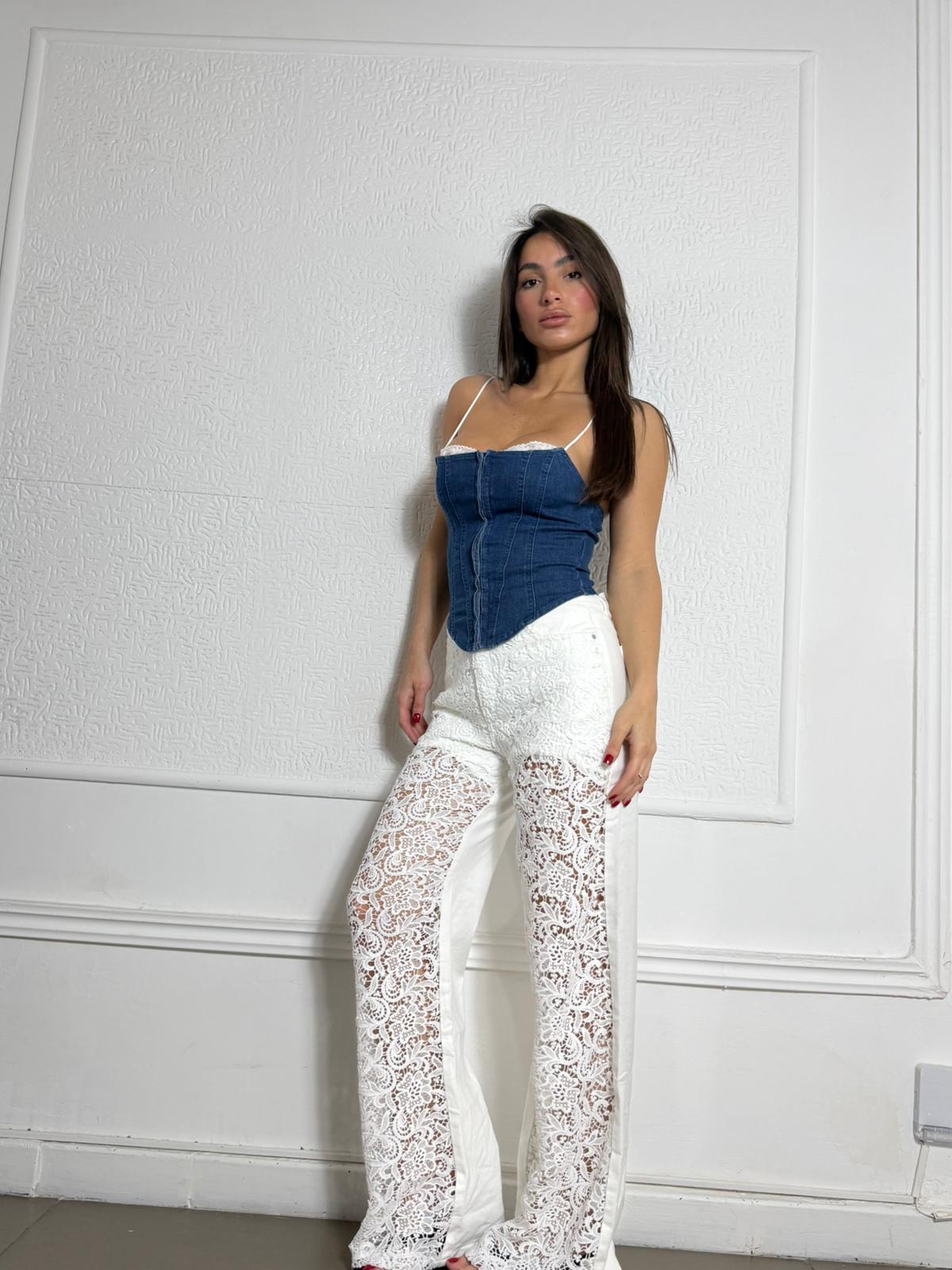 Jeans con pizzo Jessi