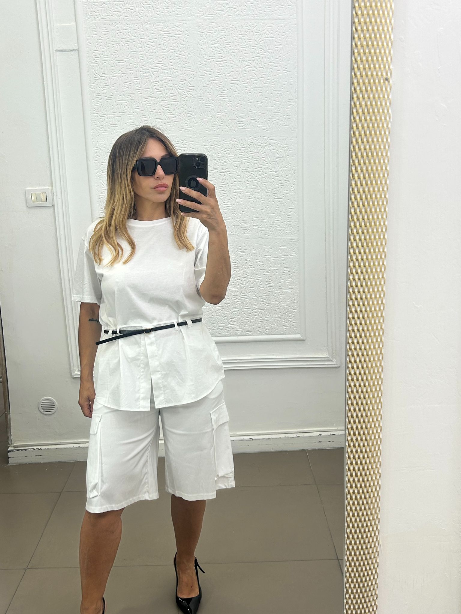 Maglia con cintura