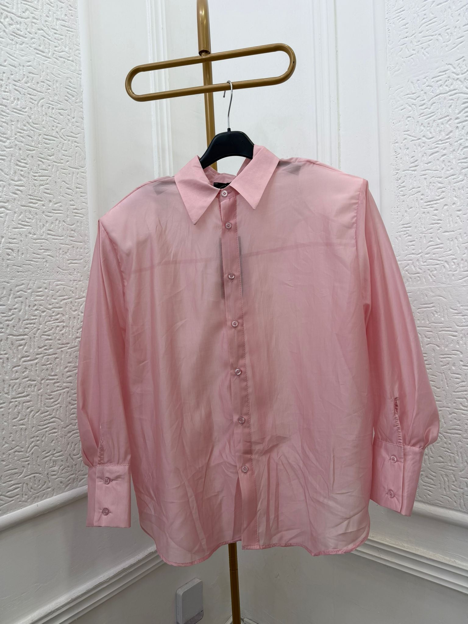 Camicia semitrasparente con spalline Bali