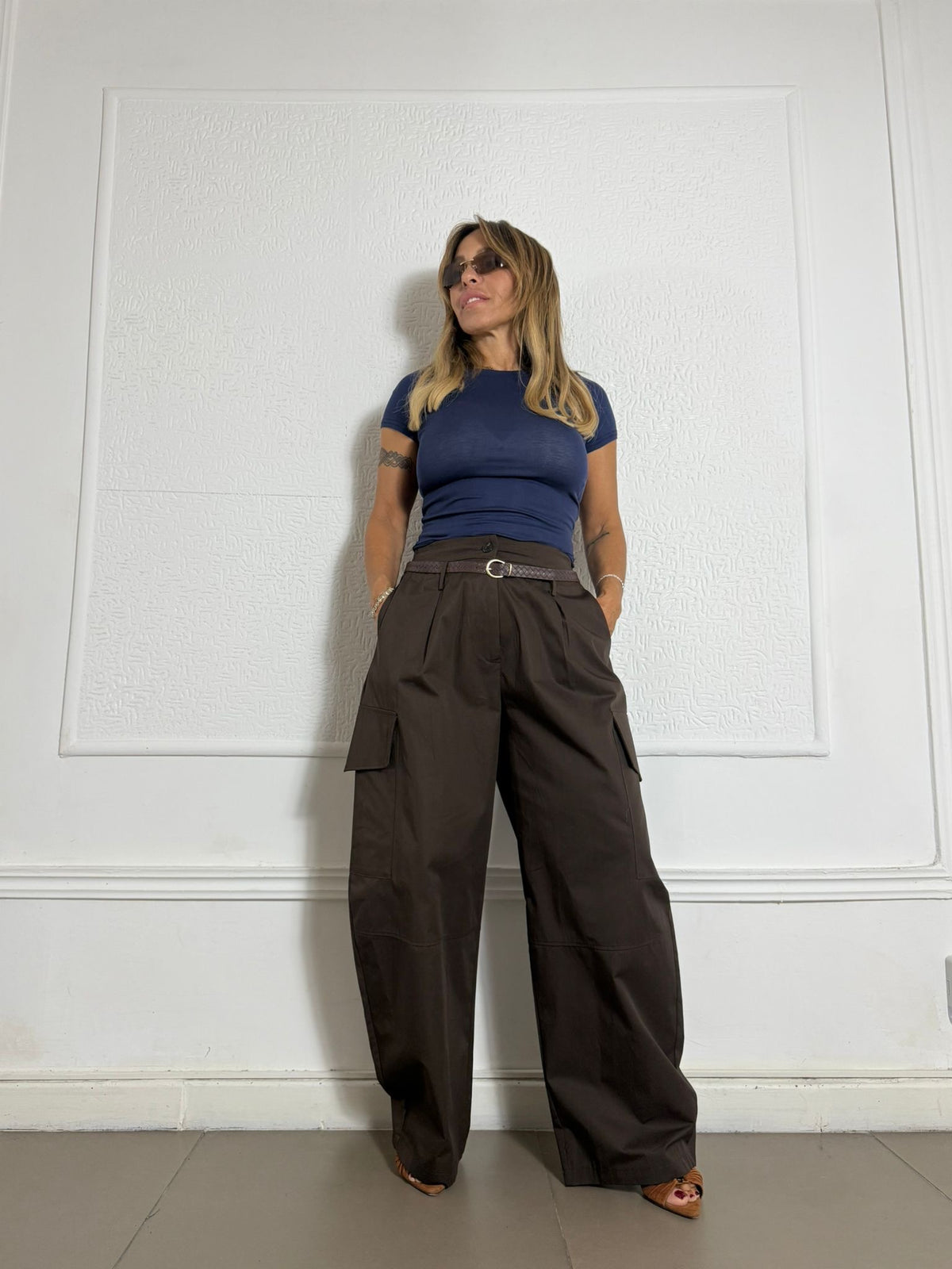 Maglia crop Manhattan