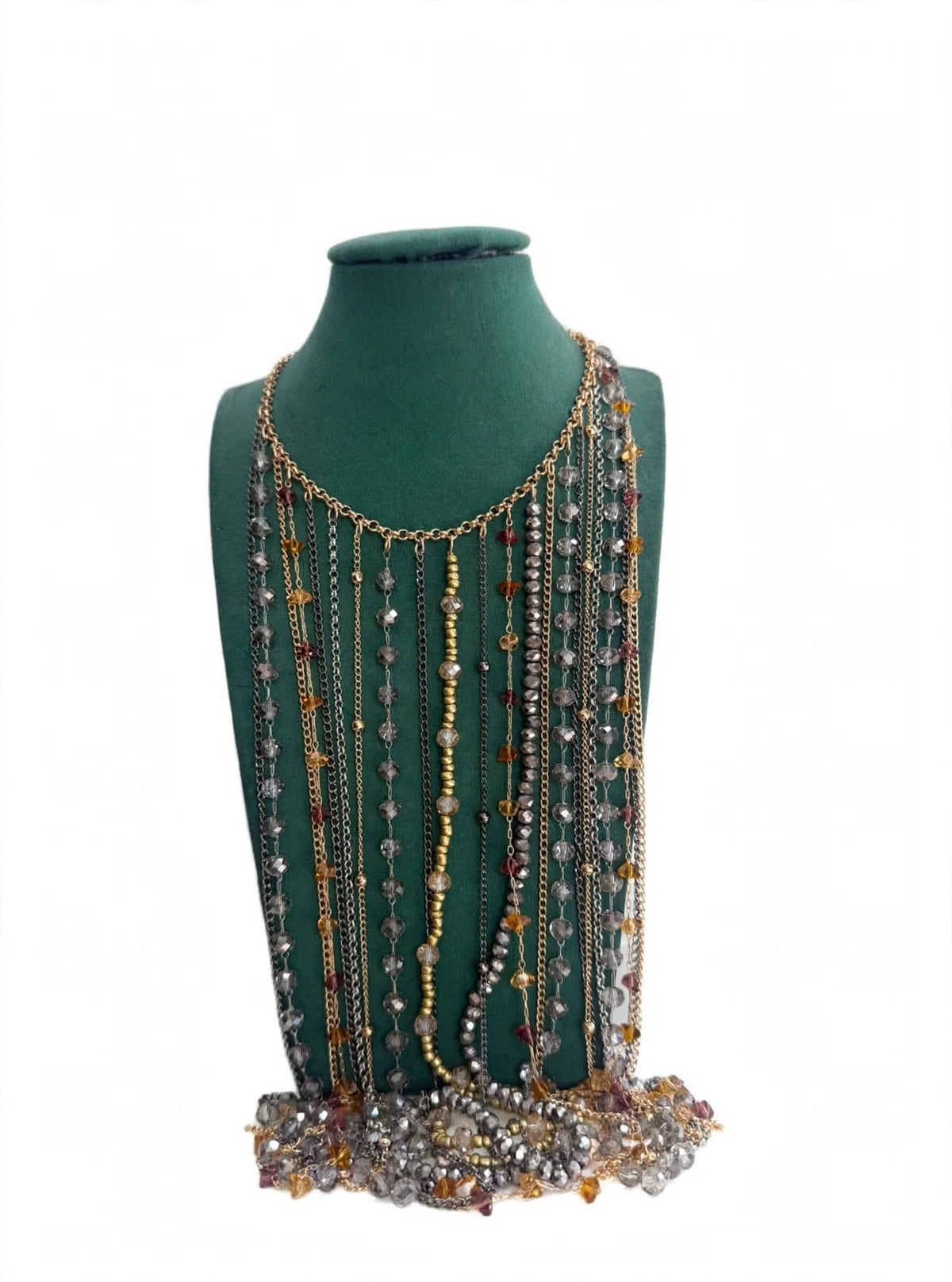 Collana con pietre di cristallo Noemi