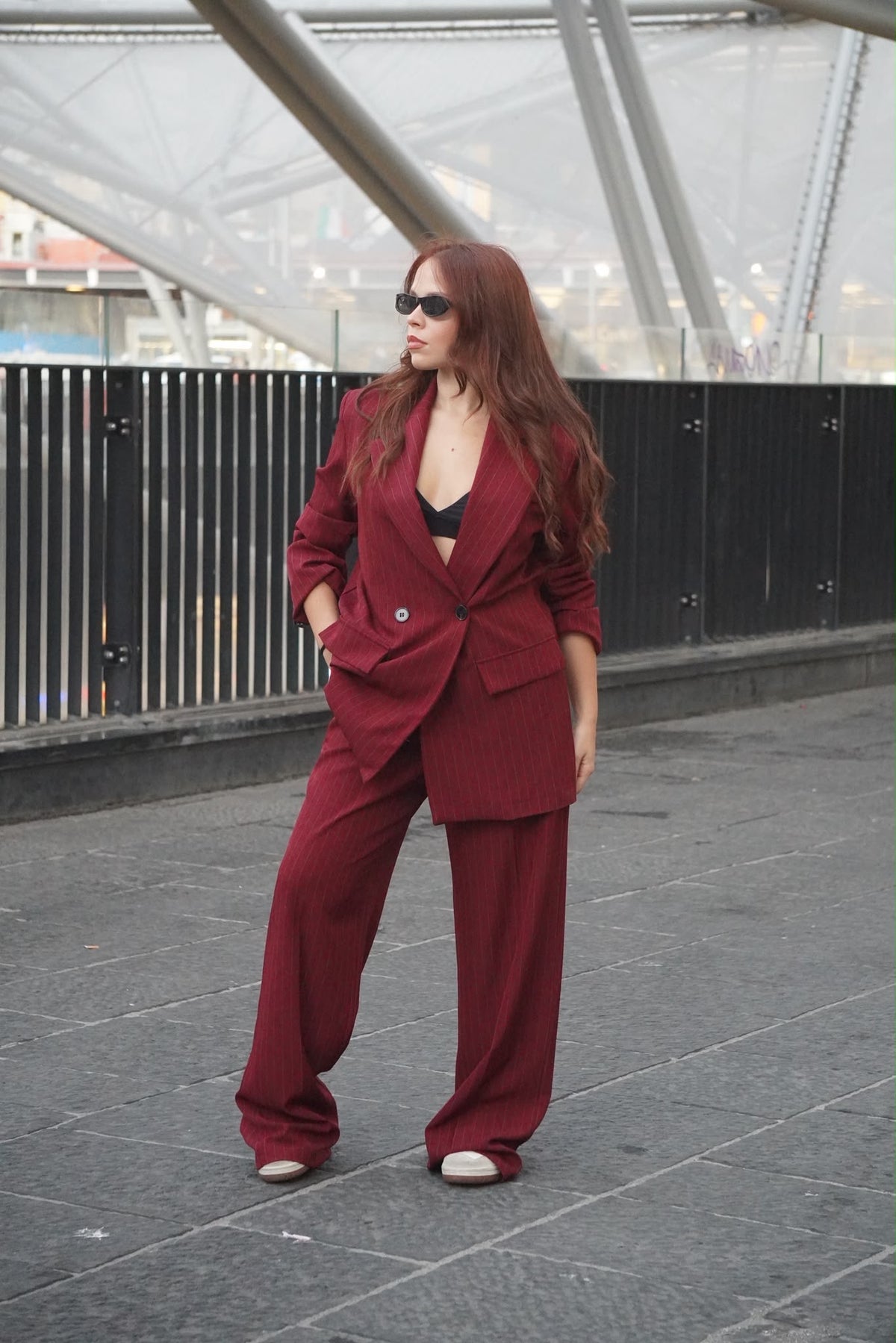 Tailleur Gessato Manhattan