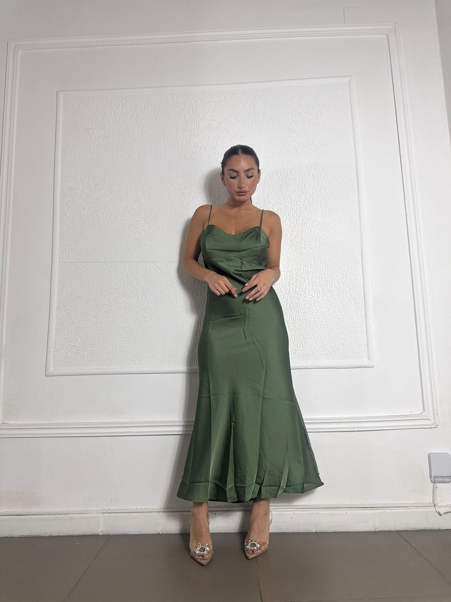 Dress in raso Divina