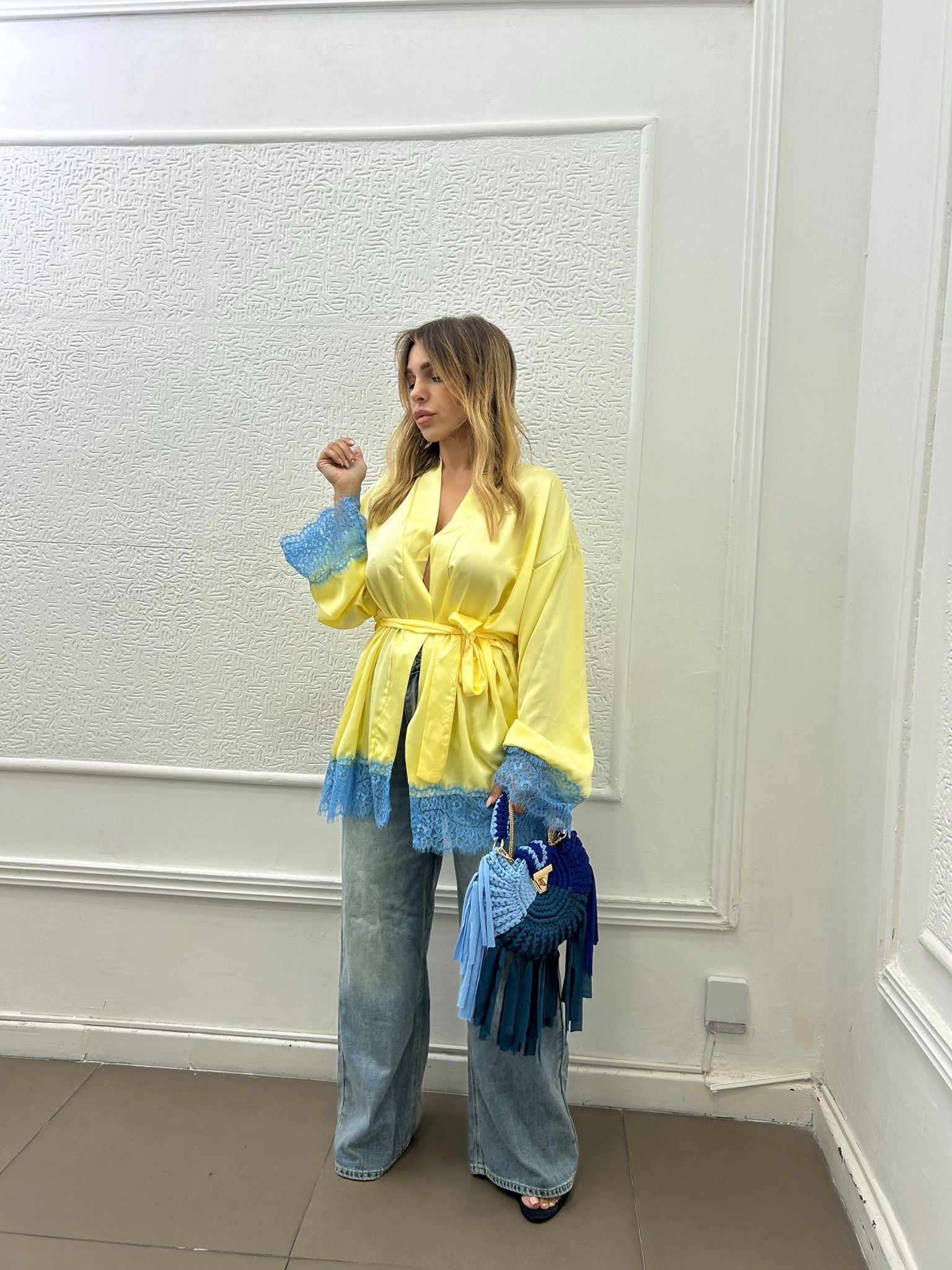 Kimono con Merletto Ginevra