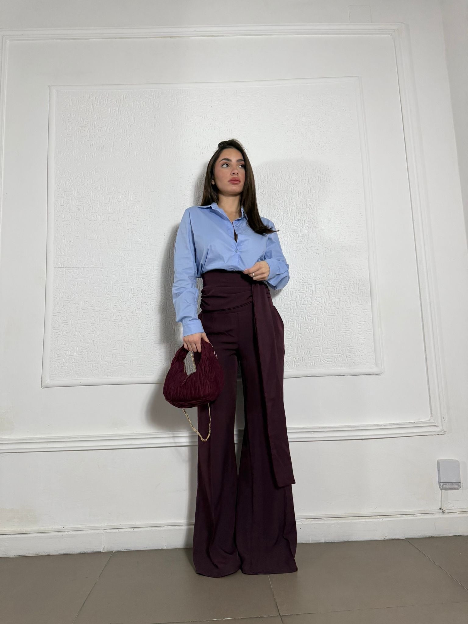 Pantalone con fascia