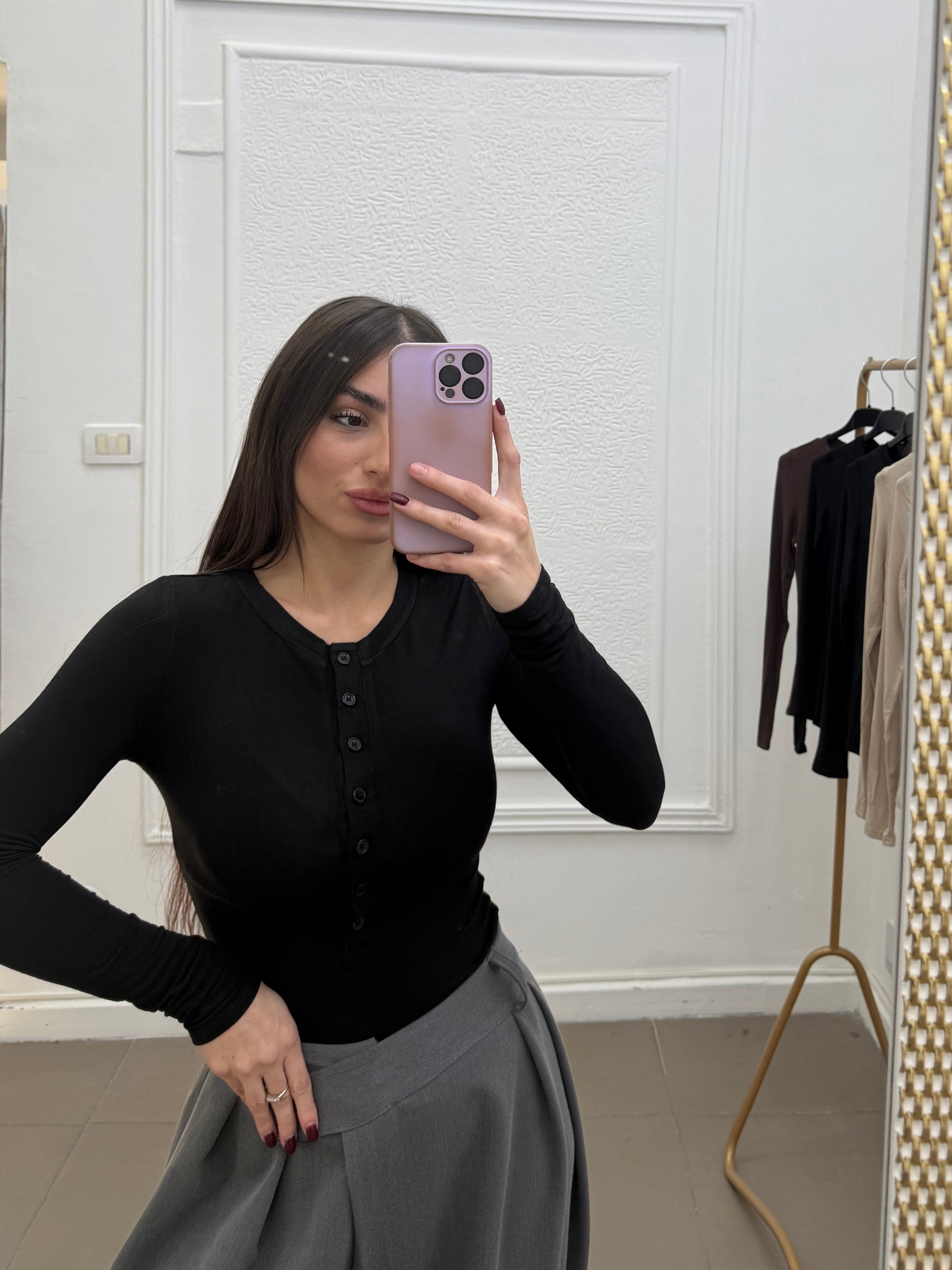 Maglia con bottoncini Alessia