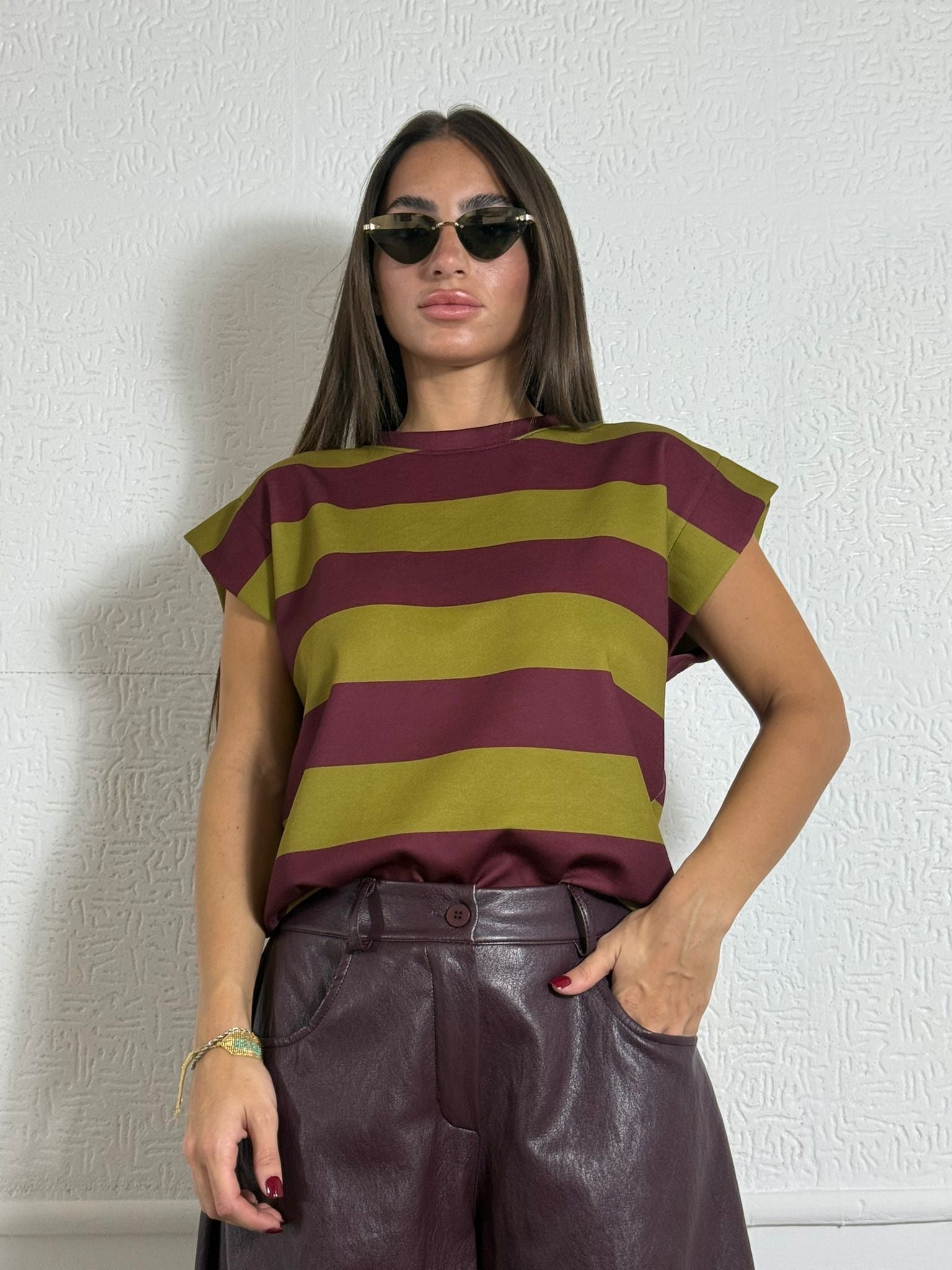 Maglia a righe Manhattan