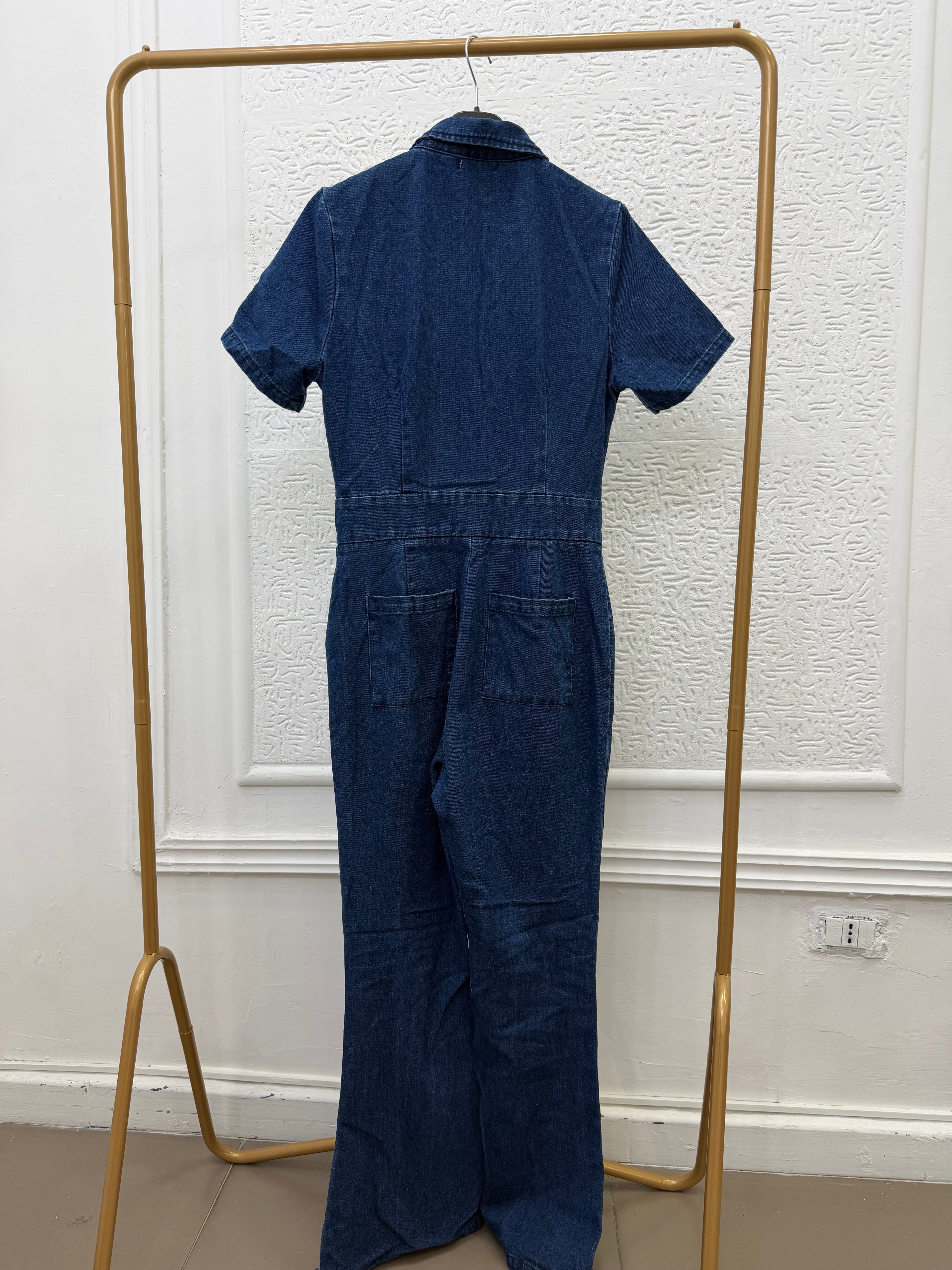 Tuta Denim con zip