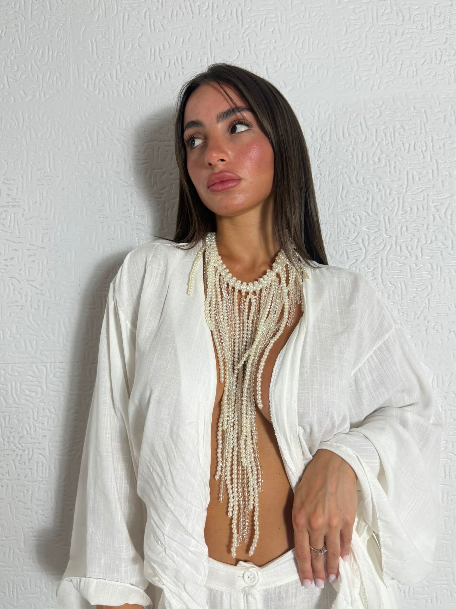 Collana lunga con Perle