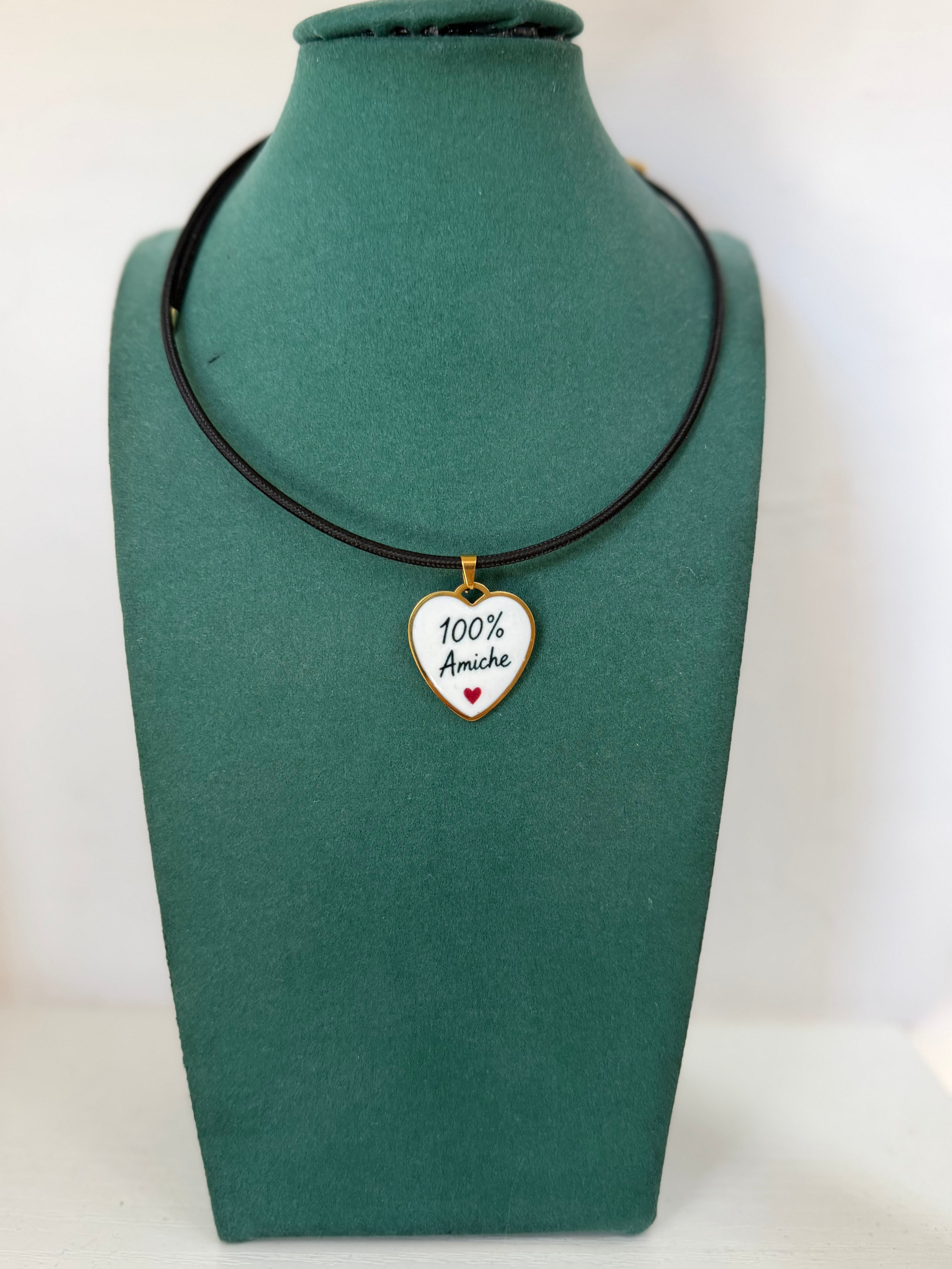 Collana con calamita Amiche