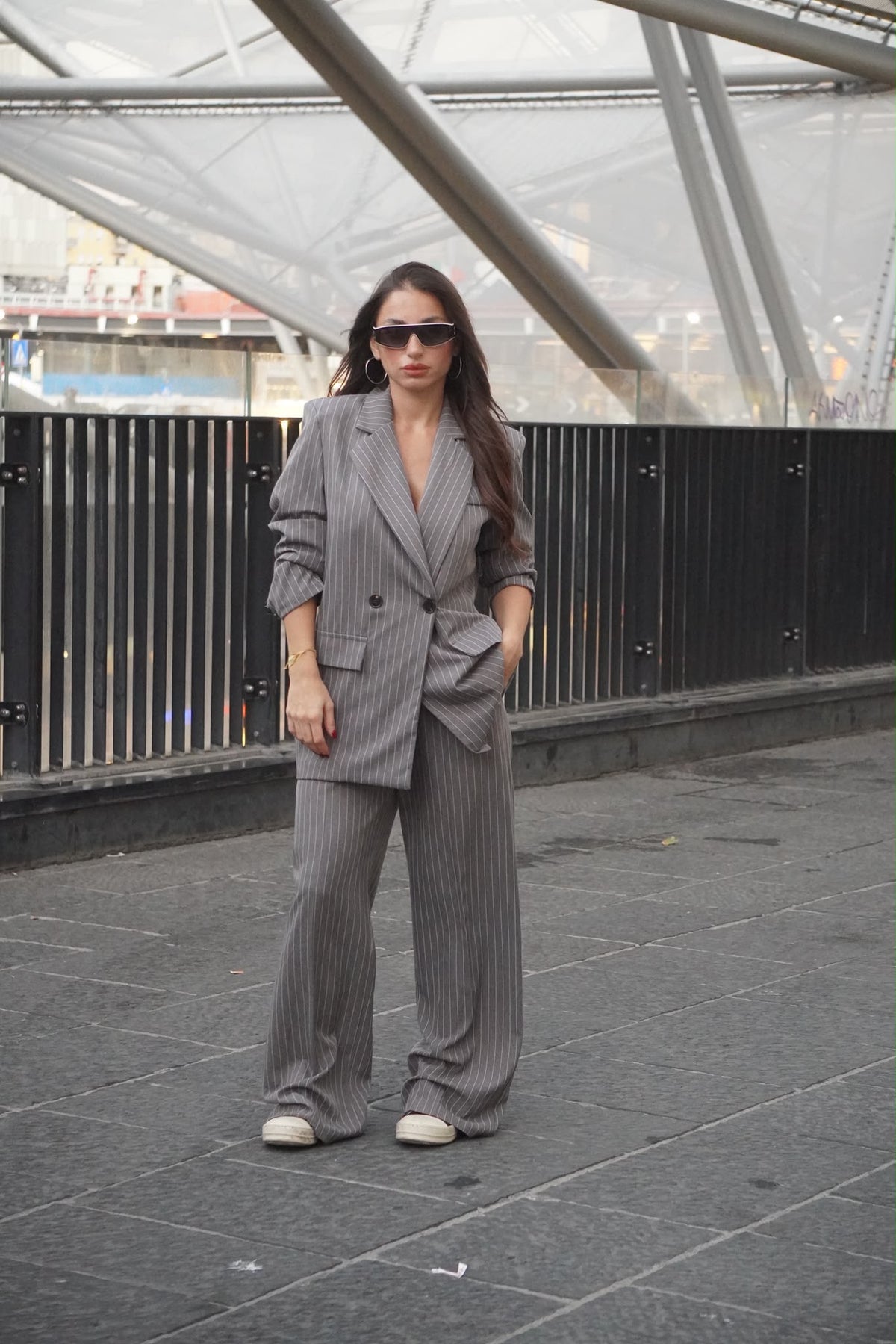 Tailleur Gessato Manhattan