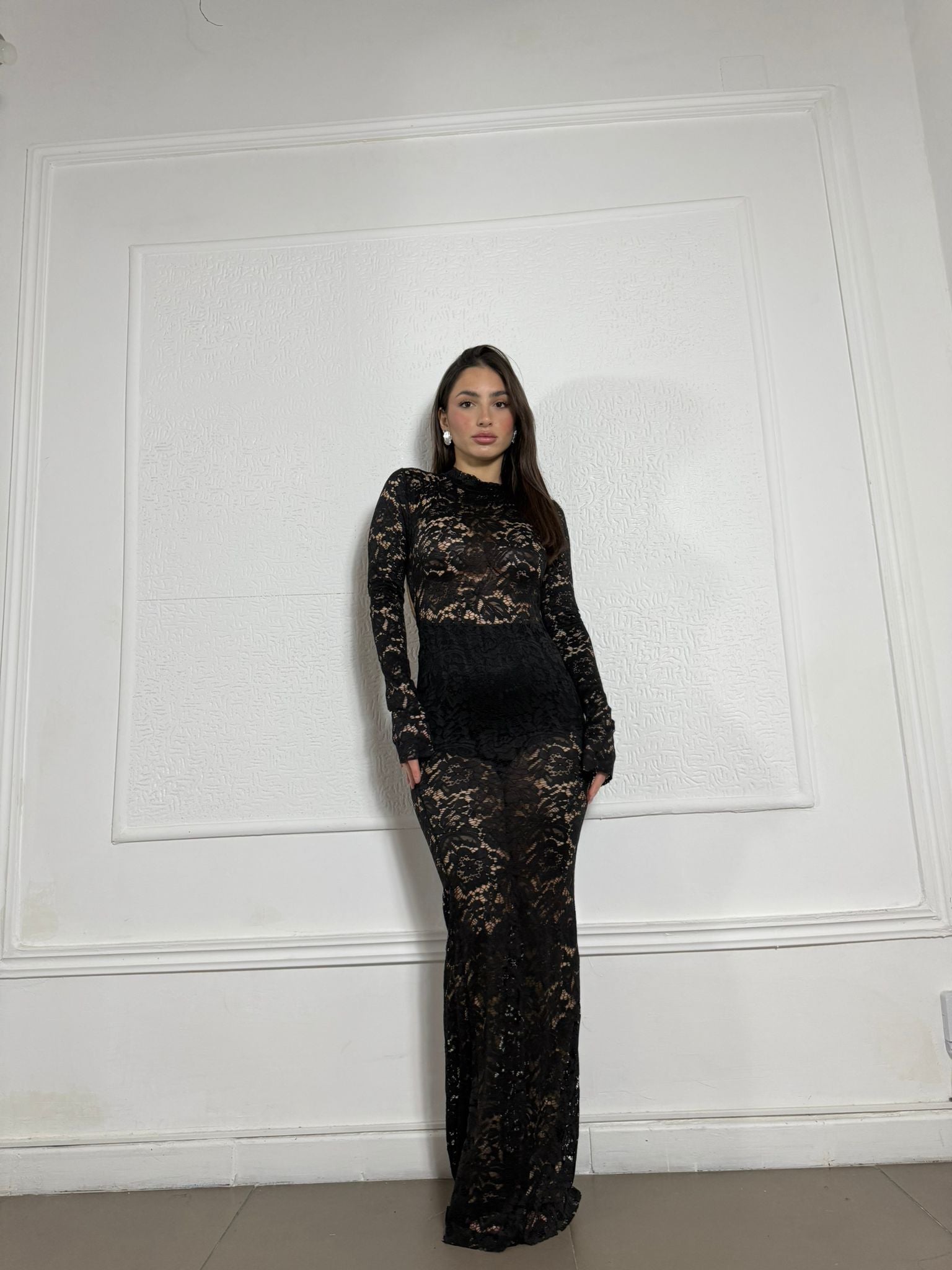 Dress in pizzo Stella