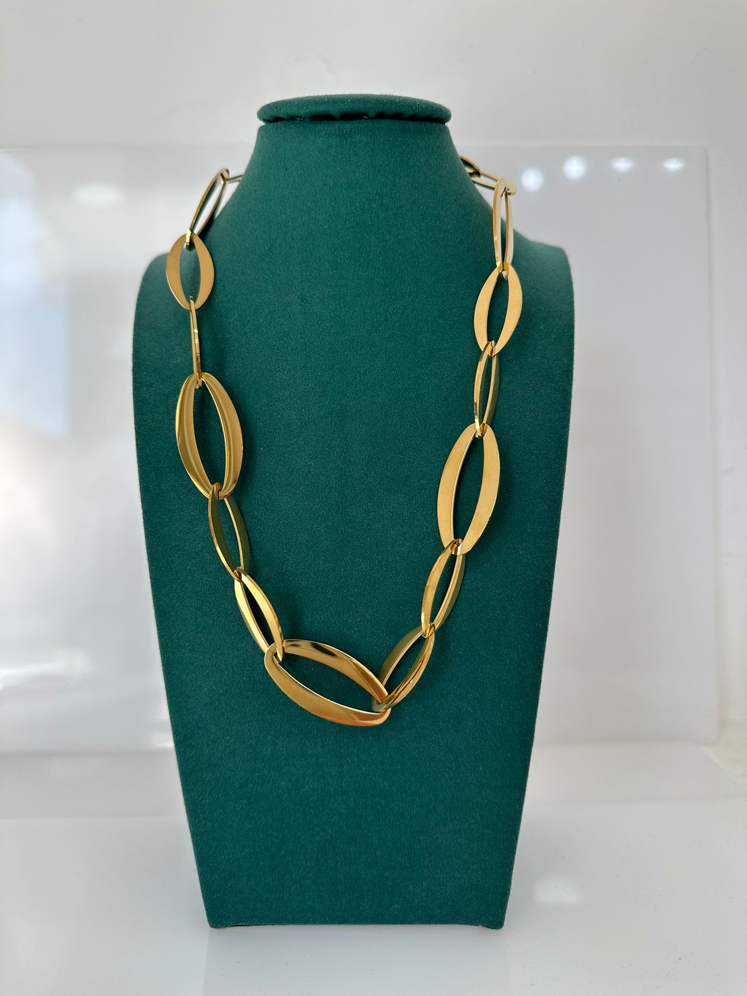 Collana perle e catena