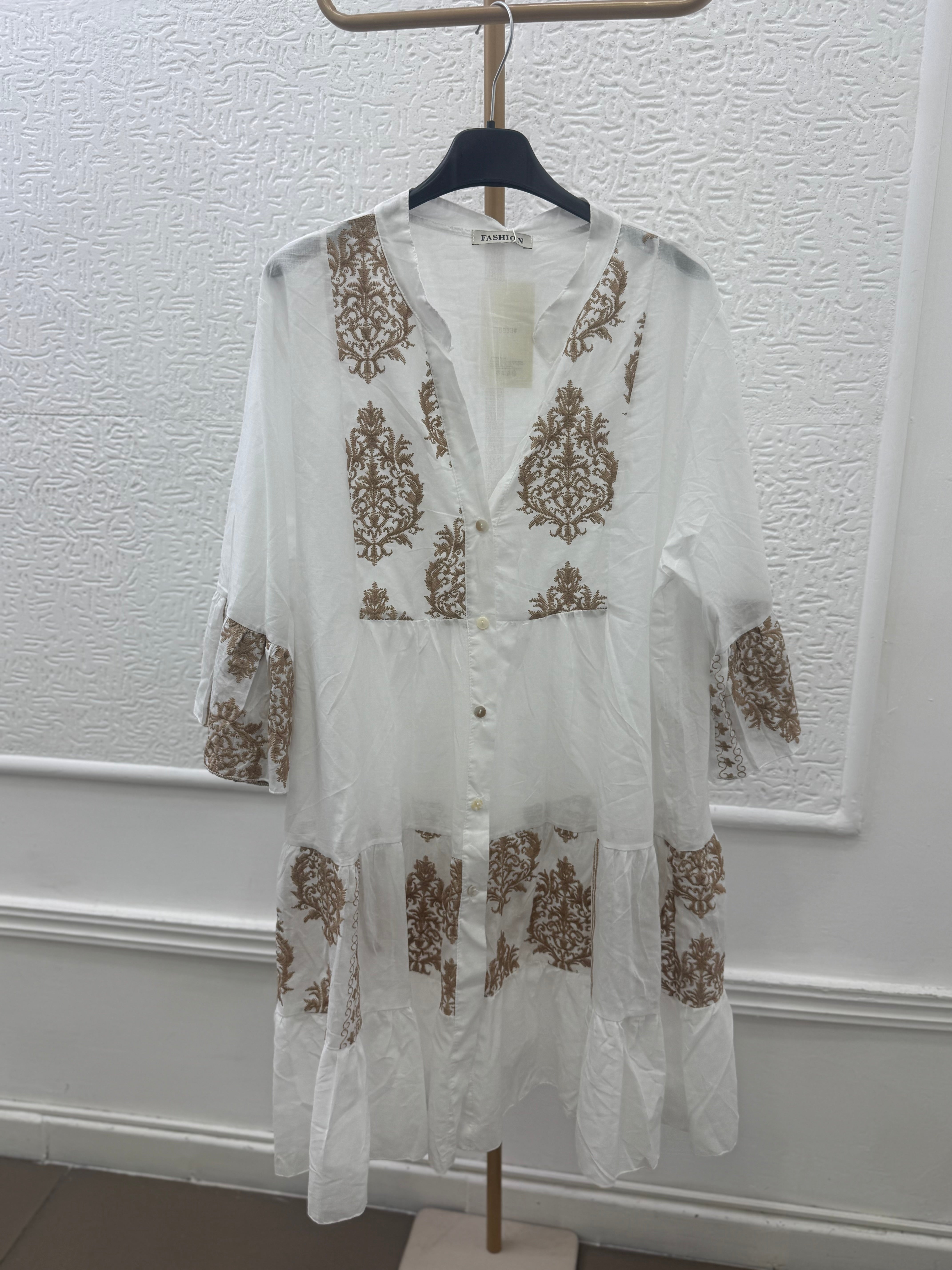 Dress ricamato Capri