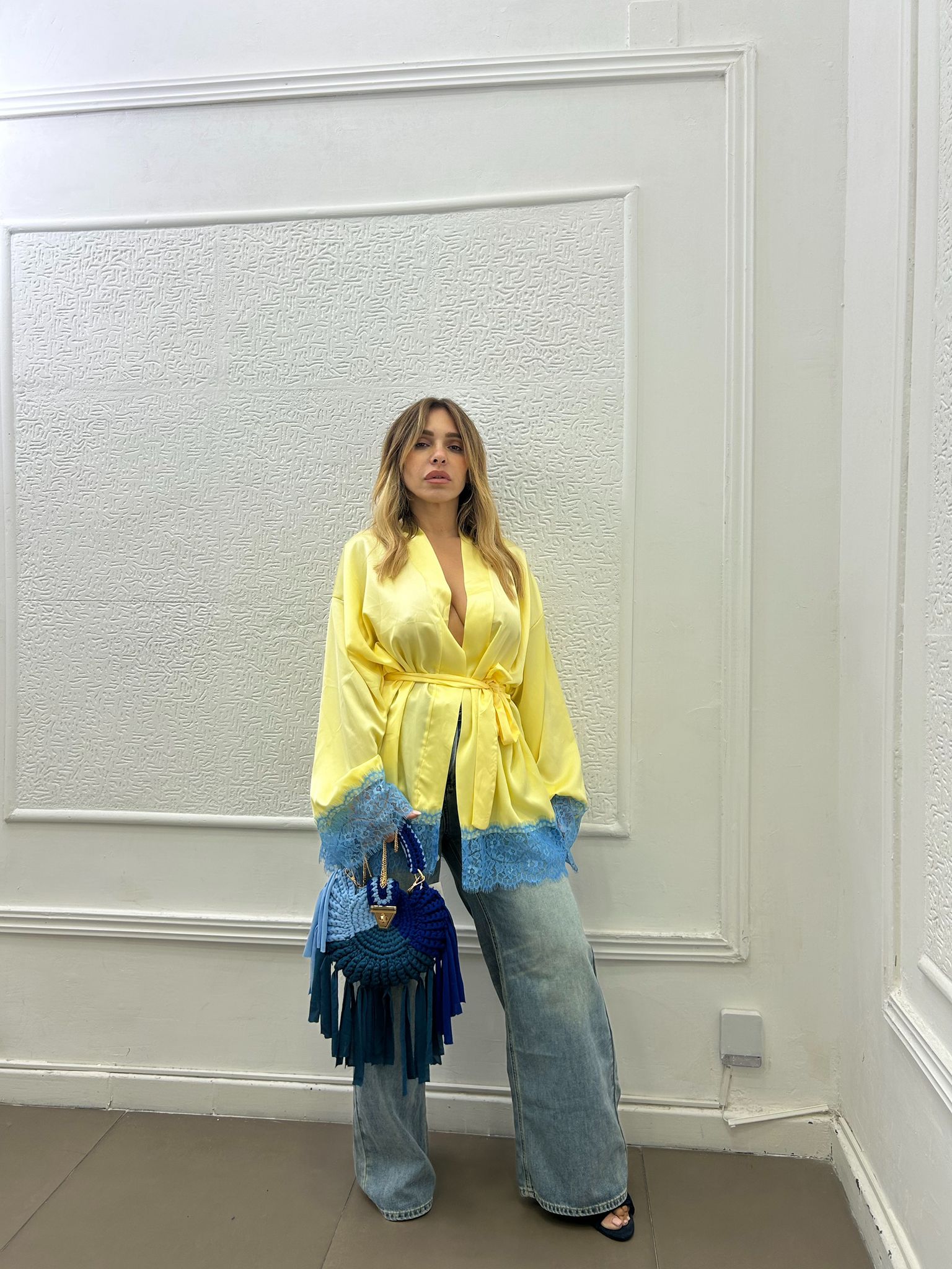 Kimono con Merletto Ginevra