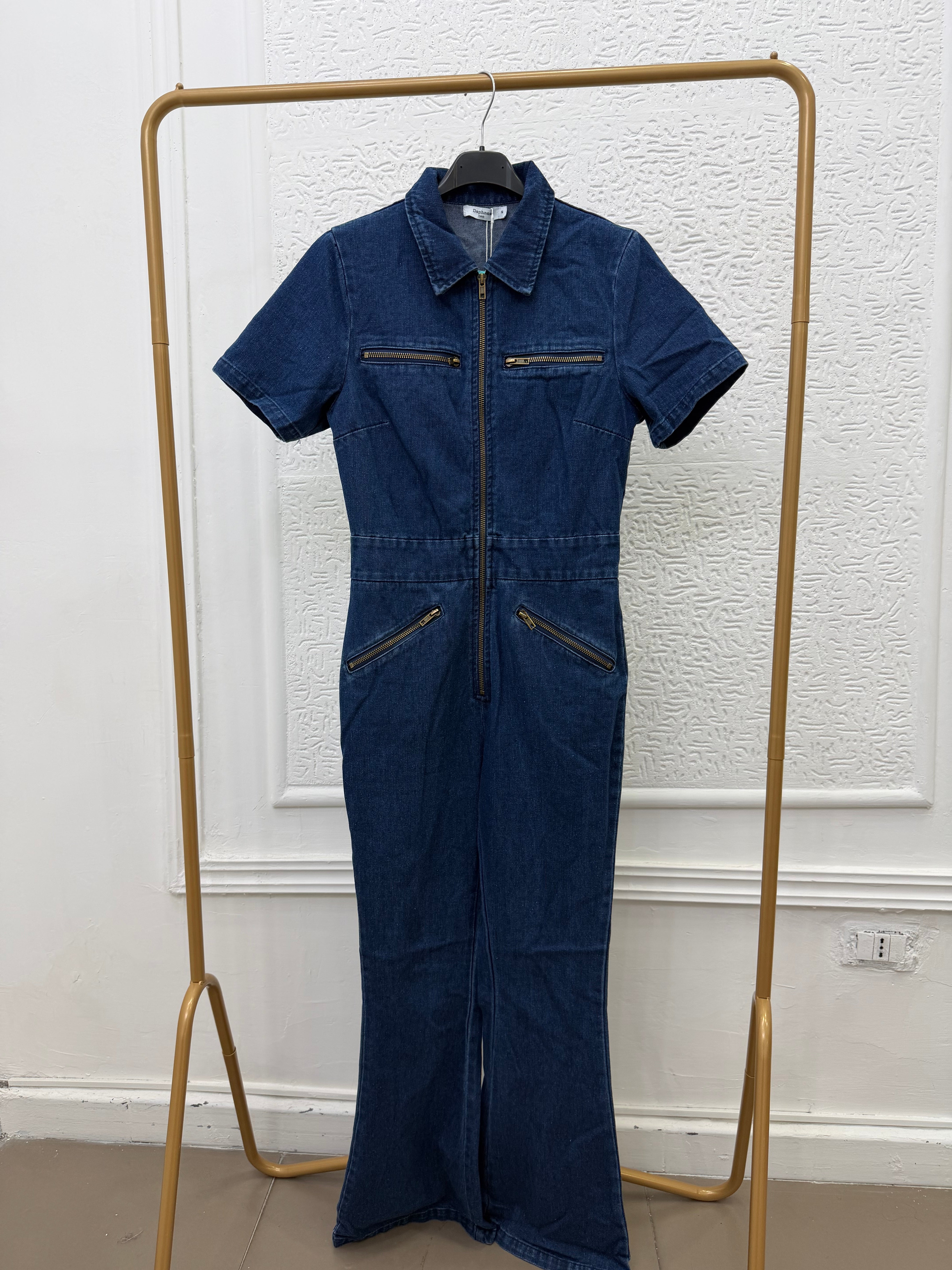 Tuta Denim con zip