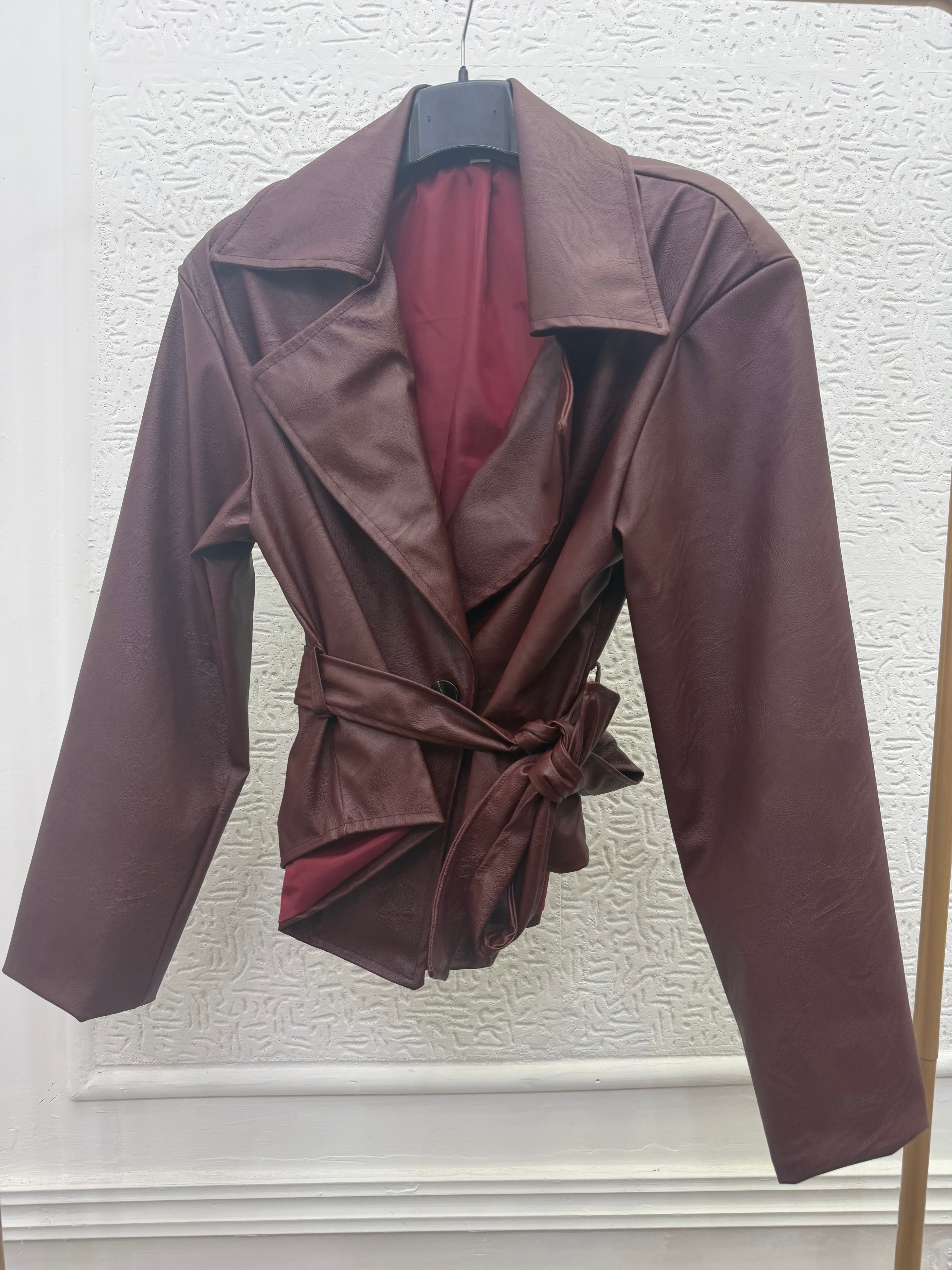 Trench in ecopelle corto Chiara