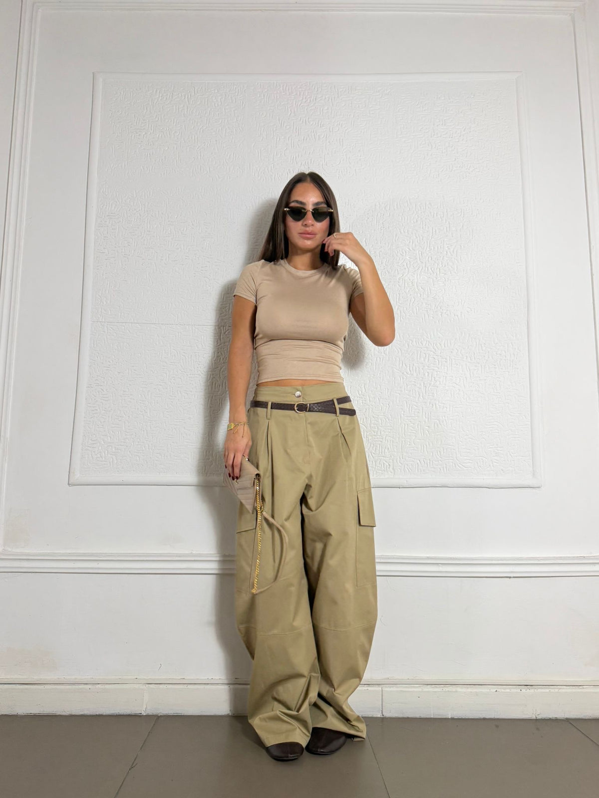 Pantalone Cargo con tasconi Manhattan