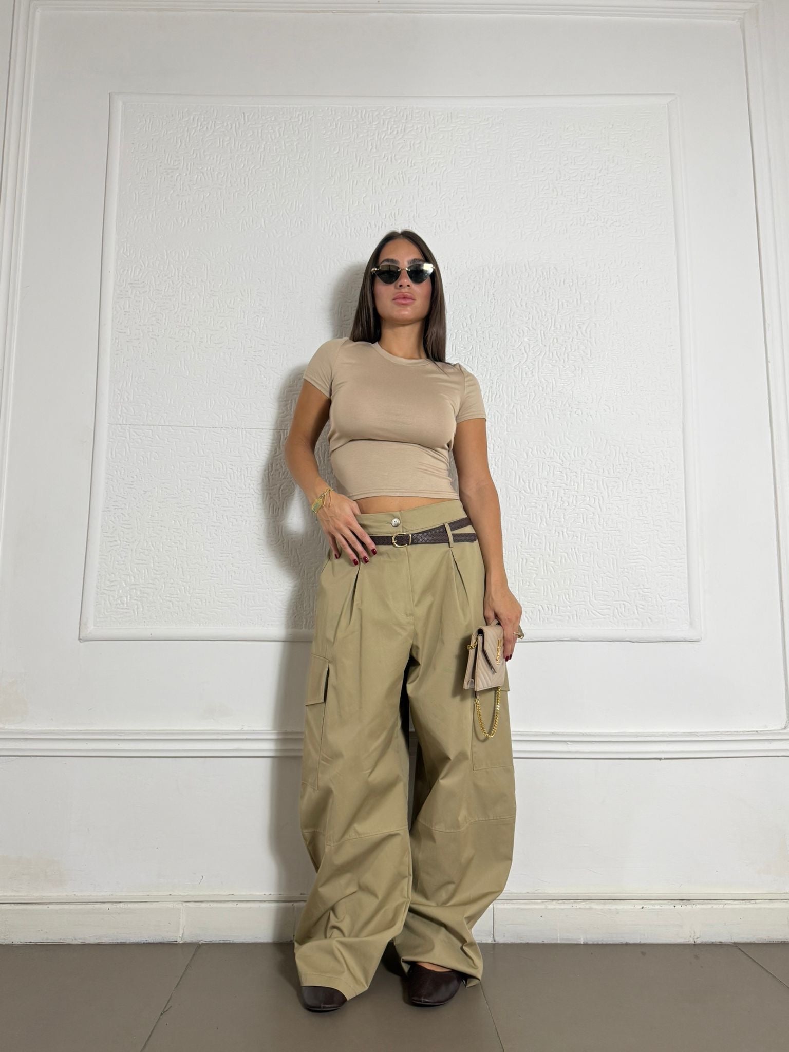 Pantalone Cargo con tasconi Manhattan