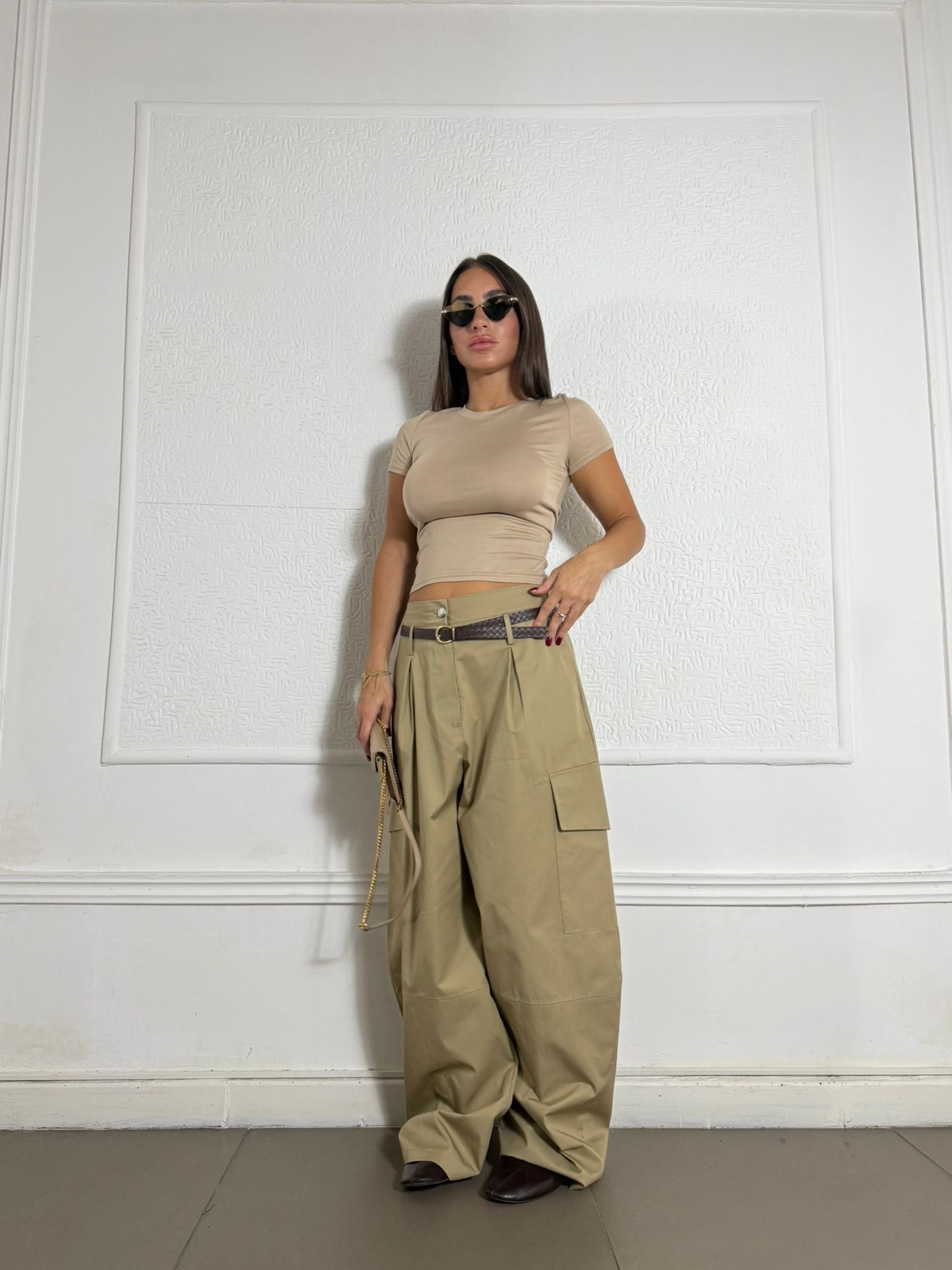 Maglia crop Manhattan