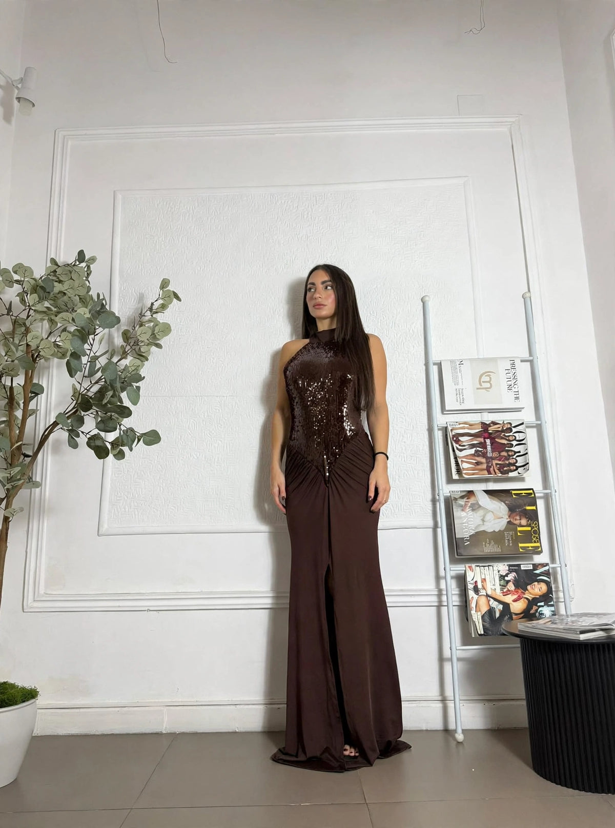 Dress con paillettes Morgan