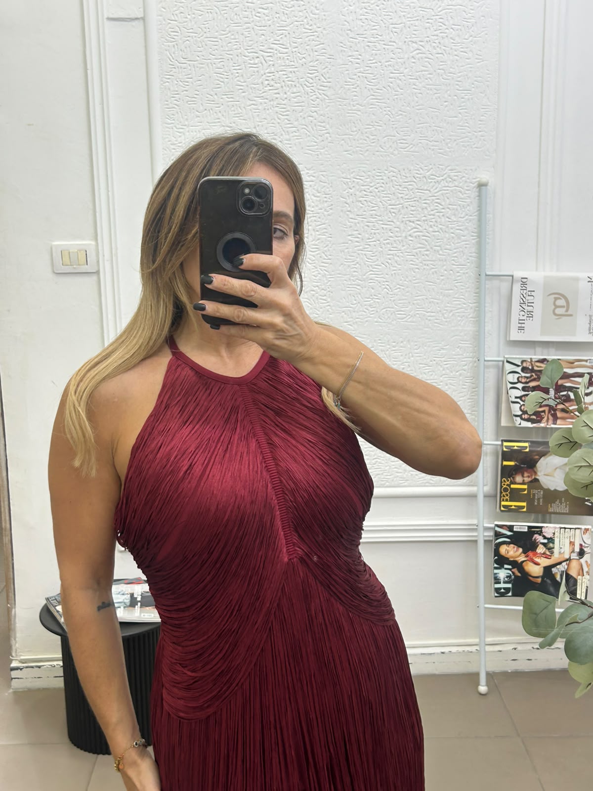 Dress luxury con frange