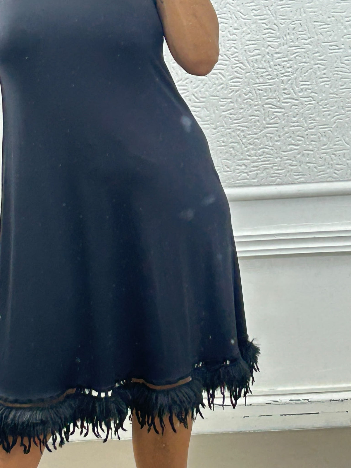 Dress con piume Manhattan